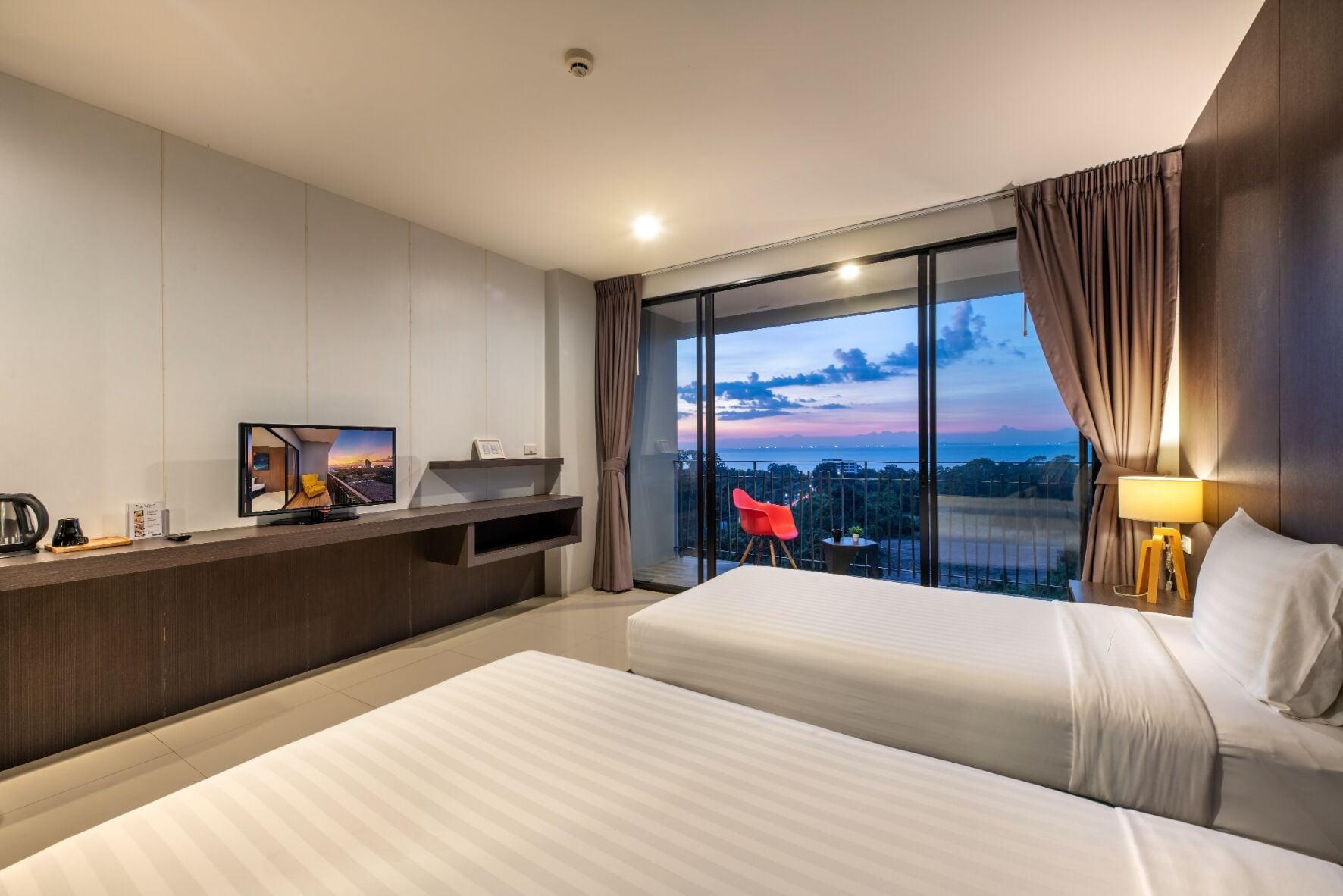 The Wind Hotel Bang Sare Exterior photo
